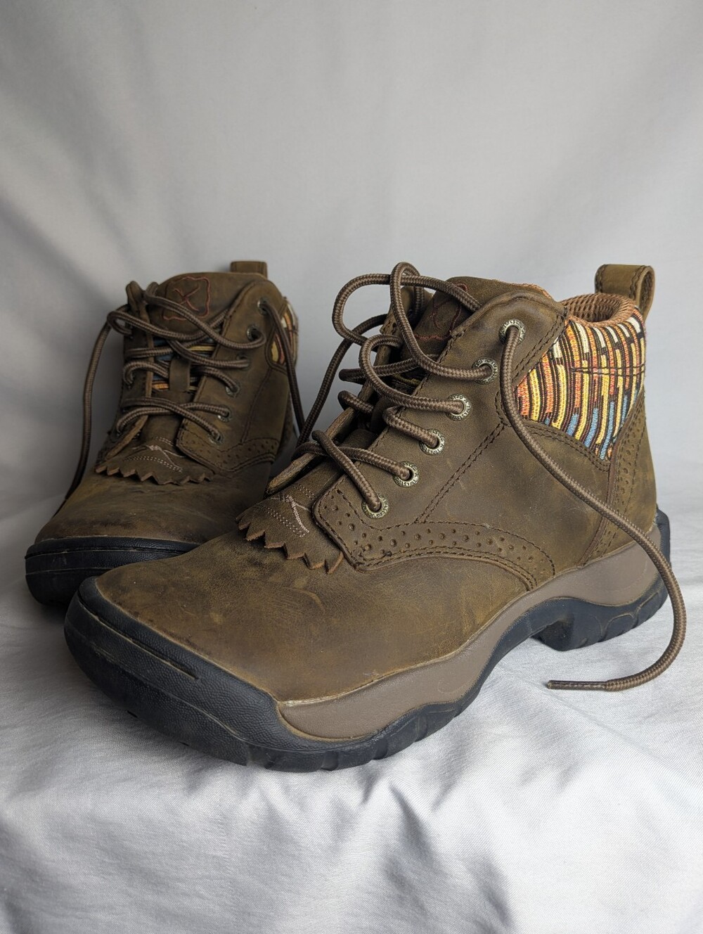 Twisted X Women's Boots Soft Toe All Around Work Boots, 4 in.
